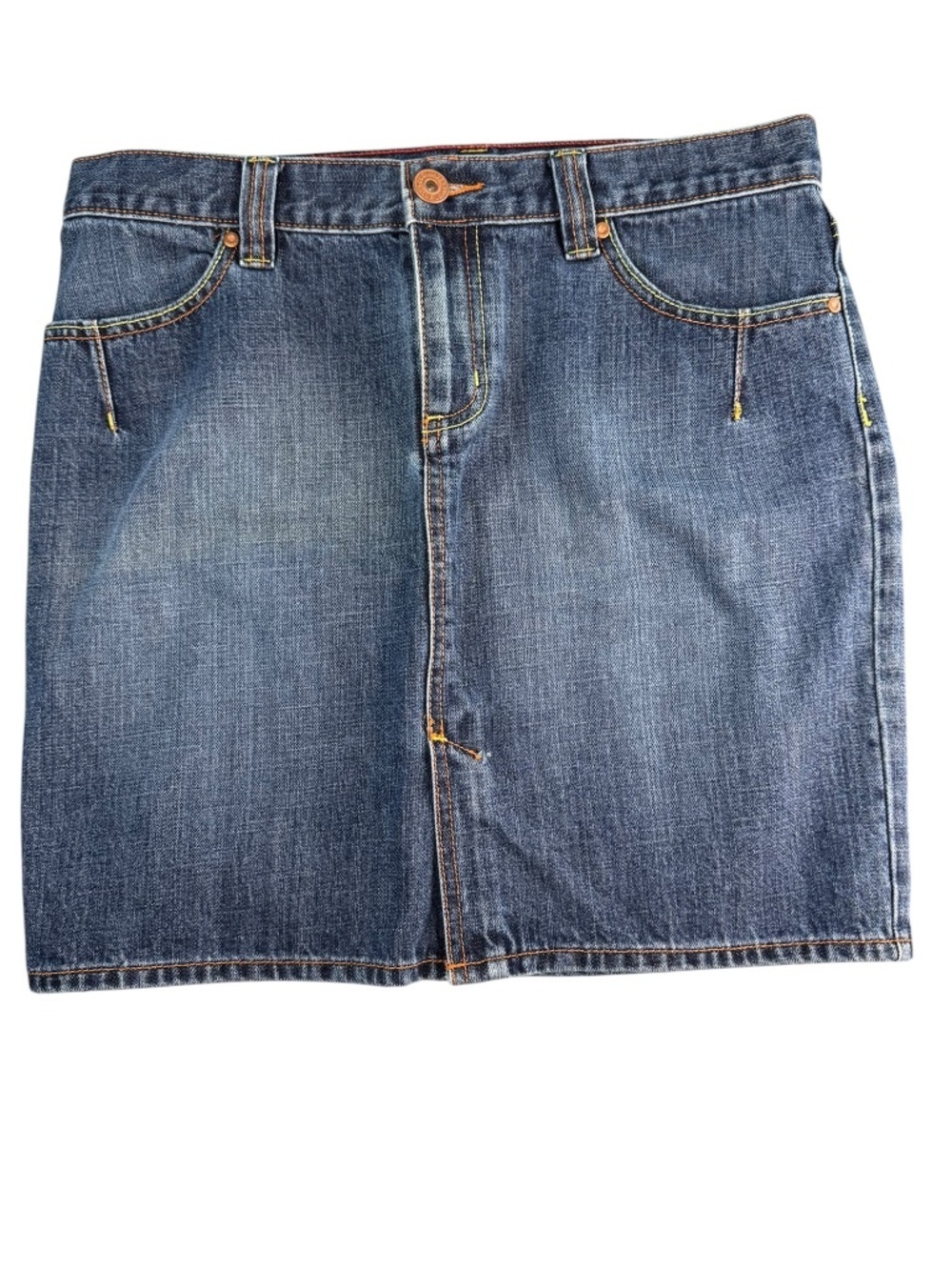 Vintage Old Navy Low Waist Denim Mini Skirt Size 8